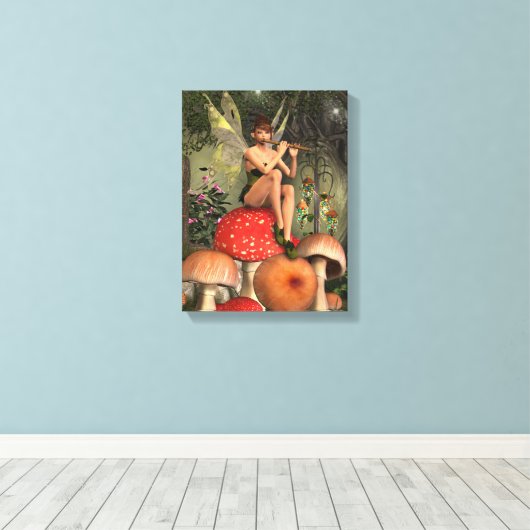 De Magische Speler van de Bot Canvas Afdruk (Insitu (Houten vloer))