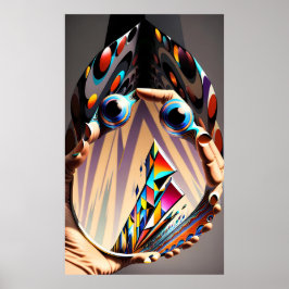 De magische spiegel op handlengte poster