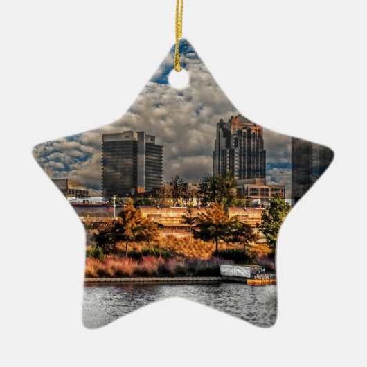 De Magische Stad Keramisch Ornament (Voorkant)