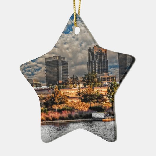 De Magische Stad Keramisch Ornament (Links)