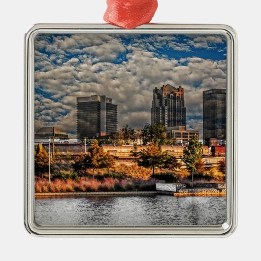 De Magische Stad Metalen Ornament (Voorkant)