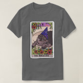 De magische Tarot Card Funny Cat Lover Wizard Mag T-shirt (Design voorkant)