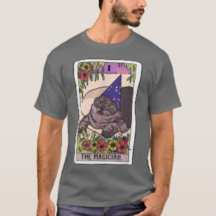 De magische Tarot Card Funny Cat Lover Wizard Mag T-shirt