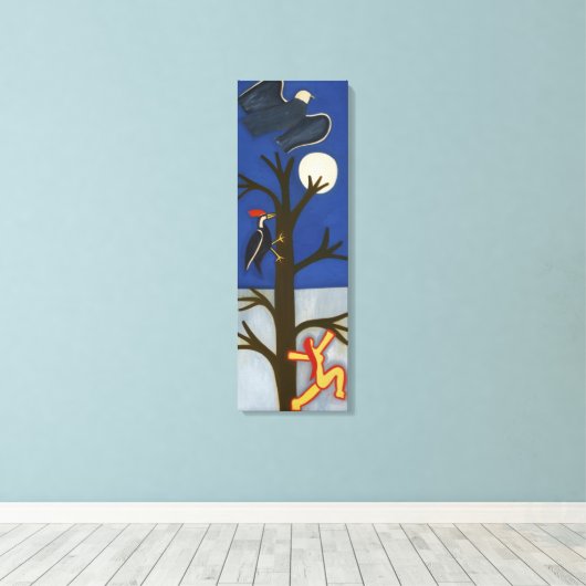 De Magische Top van 2006 Canvas Afdruk (Insitu (Houten vloer))