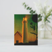 De magische vuurtoren briefkaart (Staand voorkant)