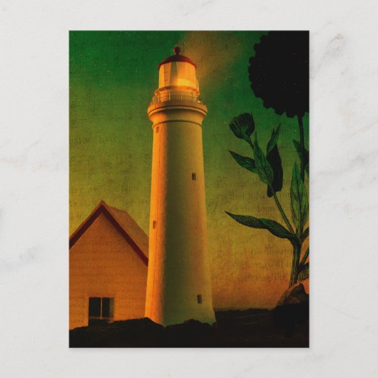 De magische vuurtoren briefkaart (Voorkant)