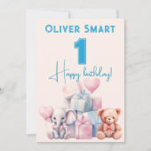 De magische wereld van 1 viering kaart (Voorkant)