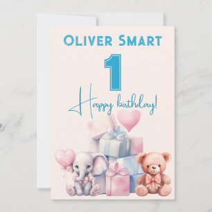 De magische wereld van 1 viering kaart