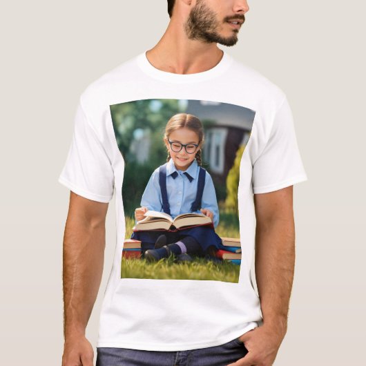 De magische wereld van de kleine lezer t-shirt (Voorkant)