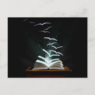 De magische wereld van lezen briefkaart