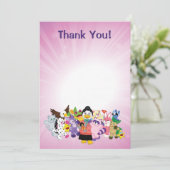 De Magische Wereld van Webkinz Bedankkaart (Staand voorkant)