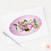 De Magische Wereld van Webkinz Ovale Sticker (Envelop)