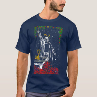 De Magische Winternacht sneeuwbuiktaart T-shirt