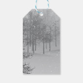 De magische zwarte en witte rendier van het nieuwe cadeaulabel (Achterkant)