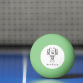 De magische zwarte en witte rendier van het nieuwe pingpongbal (Net)