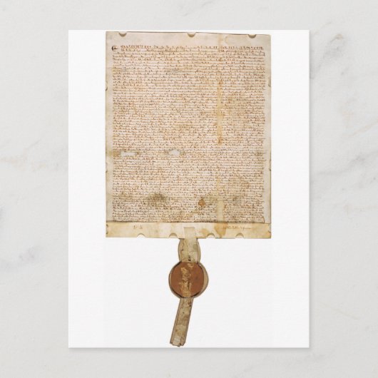De Magna Carta 1297 versie Briefkaart (Voorkant)