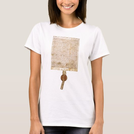 De Magna Carta 1297 versie T-shirt (Voorkant)