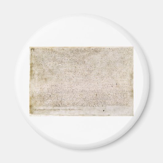 De Magna Carta van het Handvest van de vrijheden v Magneet (Voorkant)