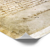 De Magna Carta van het Handvest van de vrijheden v Poster (Hoek)