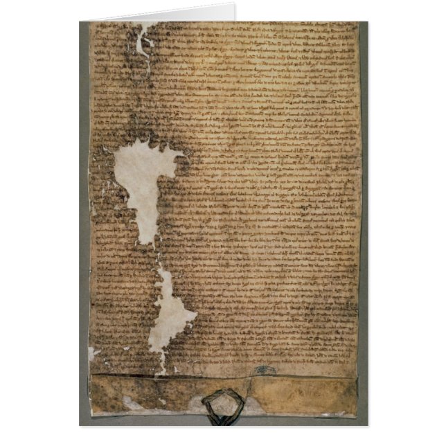 De Magna Carta van Vrijheden, derde versie (Voorkant)