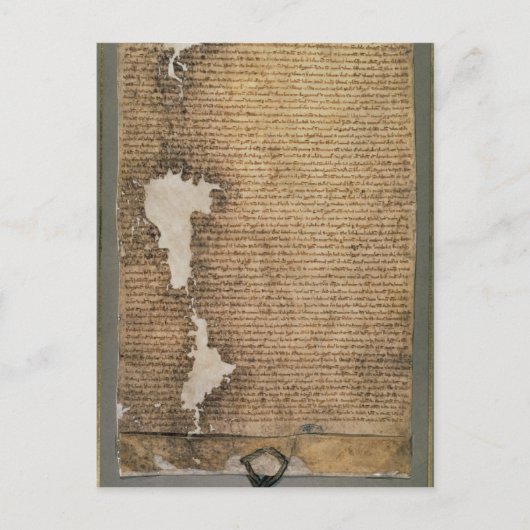 De Magna Carta van Vrijheden, derde versie Briefkaart (Voorkant)