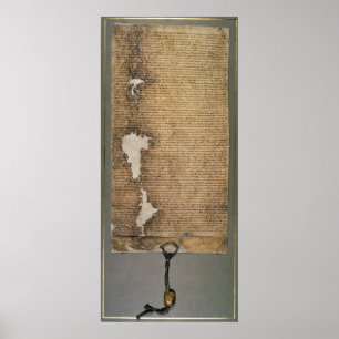 De Magna Carta van Vrijheden, derde versie Poster