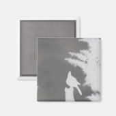 De Magneet van de Koelkast van het Silhouet van de (Voorkant / Achterkant)