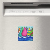 De Magneet van de Regatta van de regenboog (Insitu (Vaatwasser))