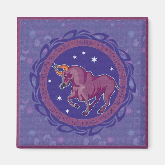 De Magneet van de Stier van het Teken van de zon (Voorkant)