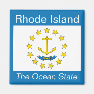 De Magneet van de Vlag van Rhode Island