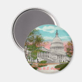 De magneet van het Capitool van de VS (Voorkant / Achterkant)