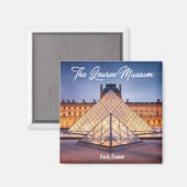 De magneet van het Louvre (Voorkant / Achterkant)