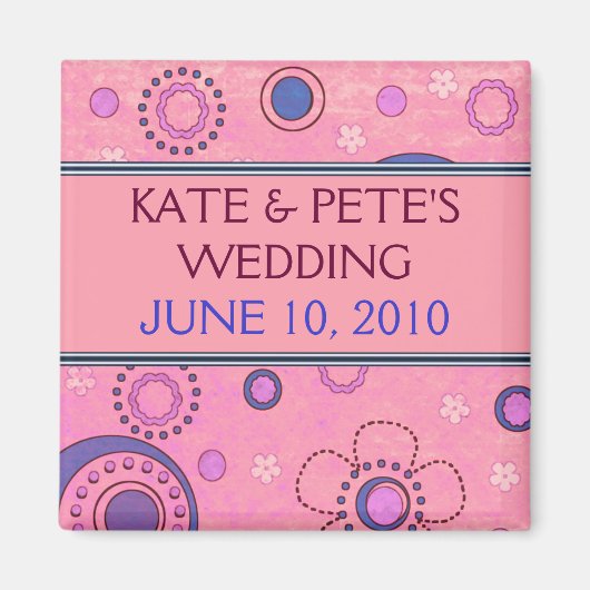 De magneet voor de datumaankondiging opslaan (Voorkant)