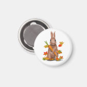 DE Magnet Hase im Herbst (Voorkant / Achterkant)