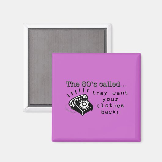De Magnet van 80's (Voorkant / Achterkant)