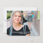 De Magnetic Card van het Foto Afstuderen van Honor Magnetische Uitnodiging (Voorkant)