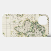 De magnetische declinatie van de wereld Case-Mate iPhone case (Achterkant (horizontaal))