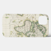 De magnetische declinatie van de wereld Case-Mate iPhone case (Achterkant (horizontaal))