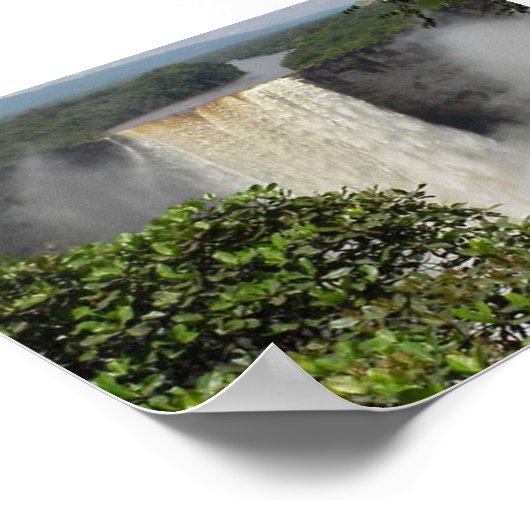 De Magnificante Kaieteur-herfsten Poster (Hoek)