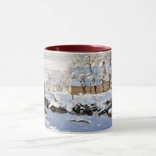 De Magpie, beroemd schilderij van Monet Mok (Midden)