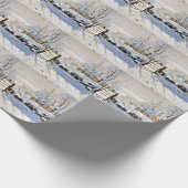 De Magpie, beroemde kunst schilderij, Cadeaupapier (Hoek)