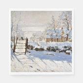 De Magpie, beroemde kunst schilderij, Servet (Voorkant)