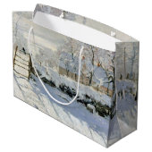 De Magpie, de Monet Grote Gift-tas Groot Cadeauzakje (Achterkant Gekanteld)