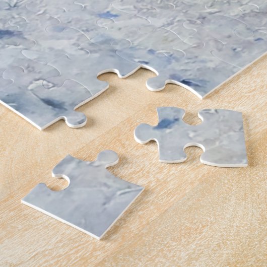 De Magpie French Impressionist Claude Monet Paint Legpuzzel (Zijkant)