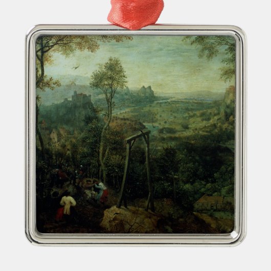 De Magpie op de Gallows, 1568 Metalen Ornament (Voorkant)