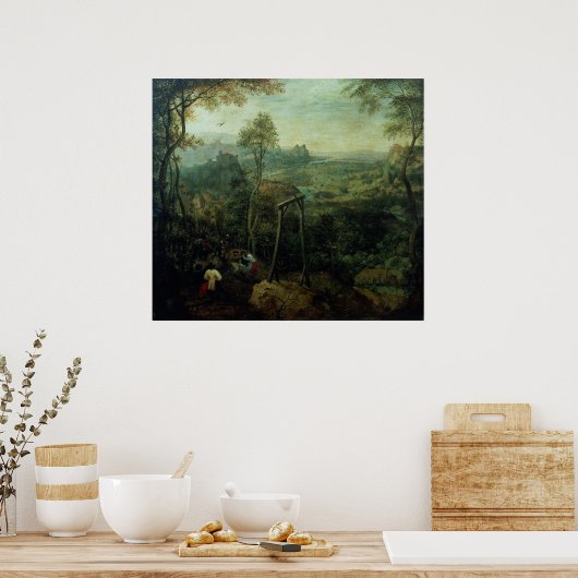 De Magpie op de Gallows, 1568 Poster (Keuken)