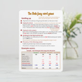 De Mah-Jong Kaart Spel – Settling Up (Staand voorkant)