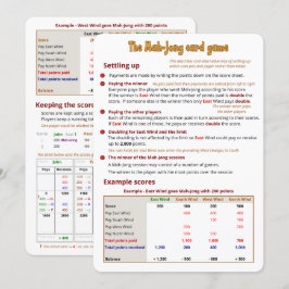 De Mah-Jong Kaart Spel – Settling Up