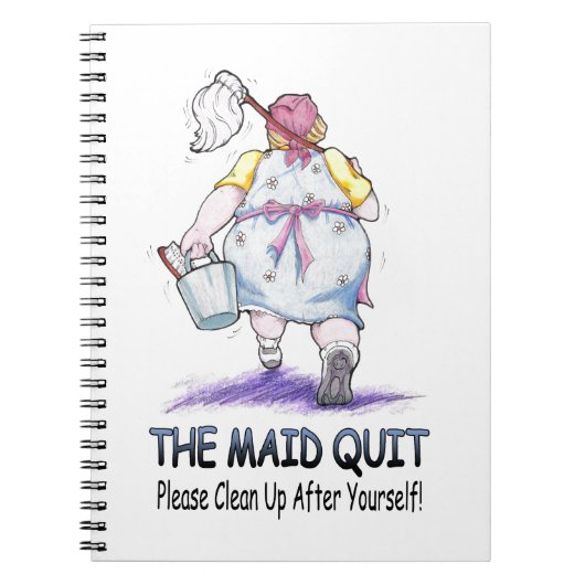 De Maid Quit Notitieboek (Voorkant)