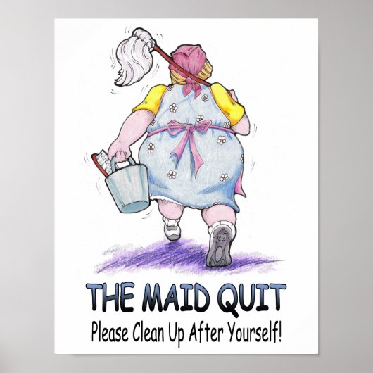 De Maid Quit Poster (Voorkant)